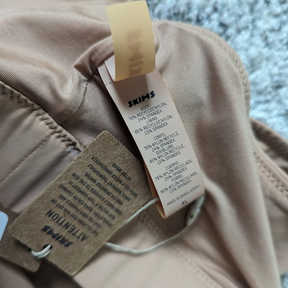 Women's Scoop Neck Swim Bralette in Nude - No Tags